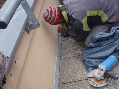 Rekonstrukce balkonu, PVC fólie